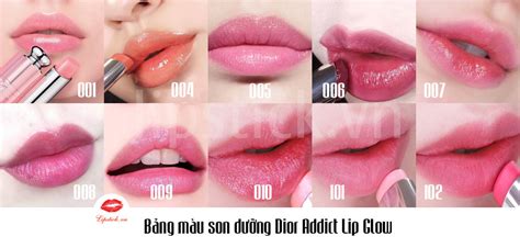 bang mau son dior leflair|bảng son dior.